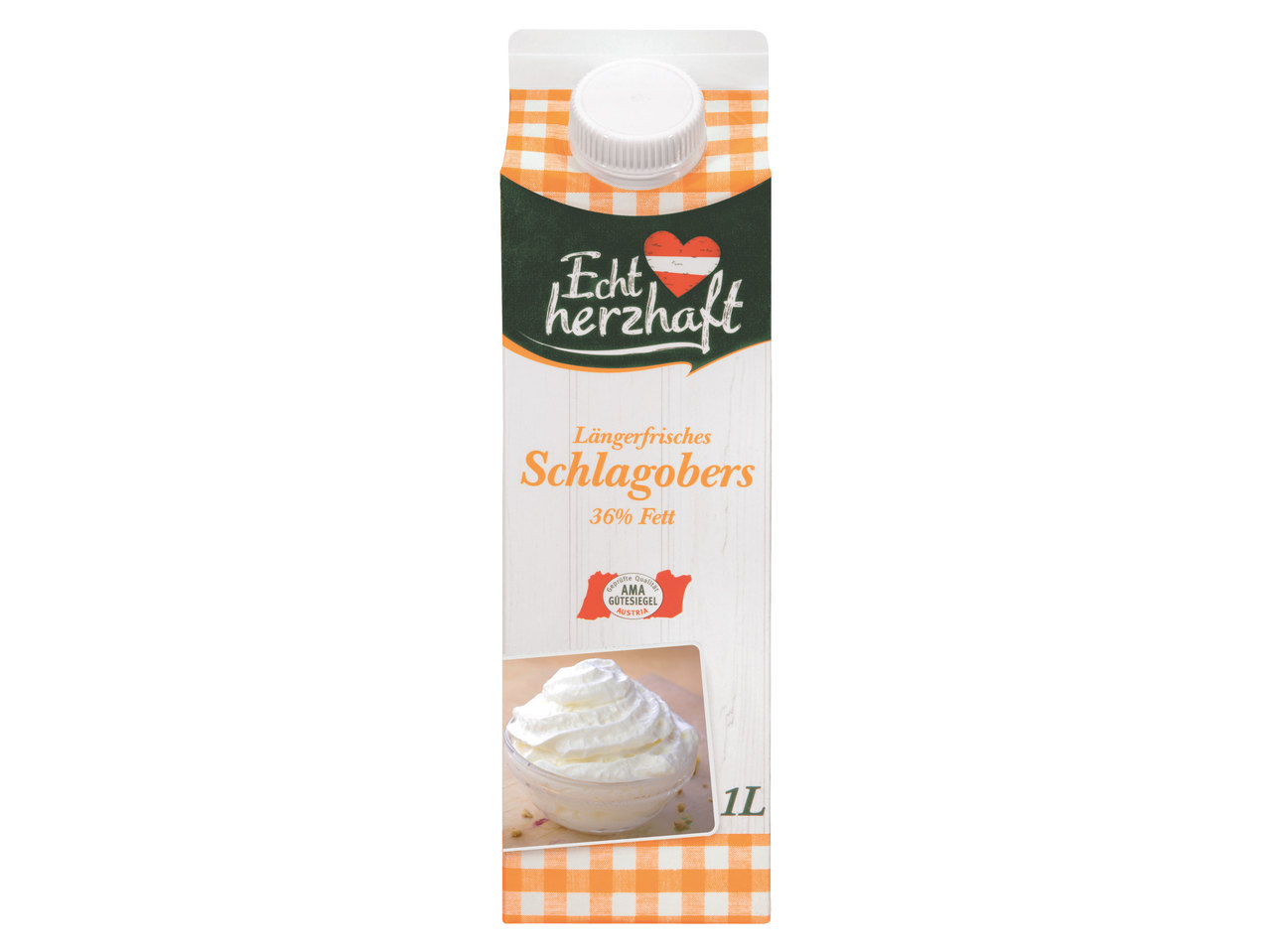 ECHT HERZHAFT Längerfrisches Schlagobers