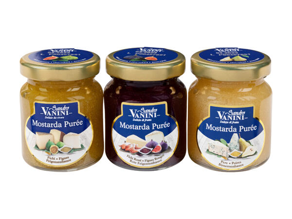 Trio di creme di mostarda Vanini