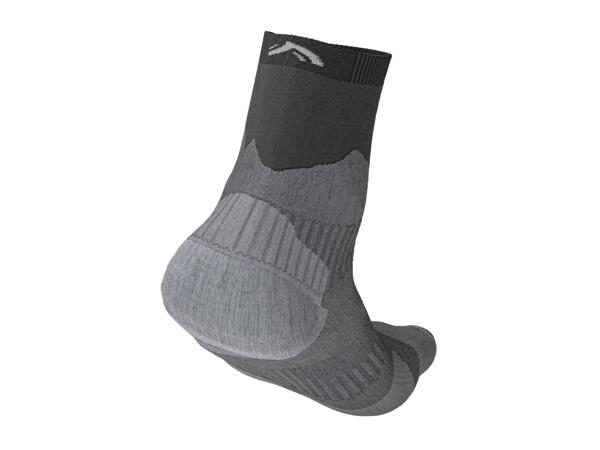 CRIVIT Adults' Grey & Black Outdoor Socks - 2 Pairs