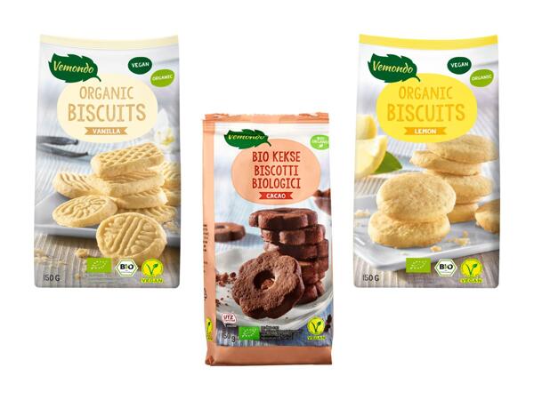 Biscuits végans bio