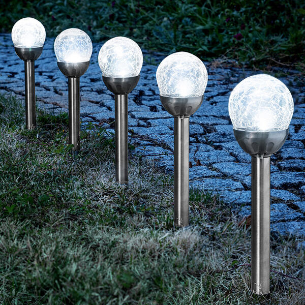 LED-Solar-Leuchten 5er-Set