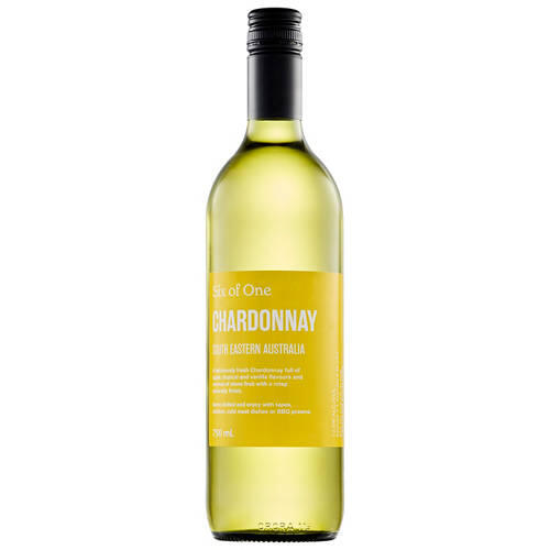 Chardonnay Cleanskins 6 Pack 750mL