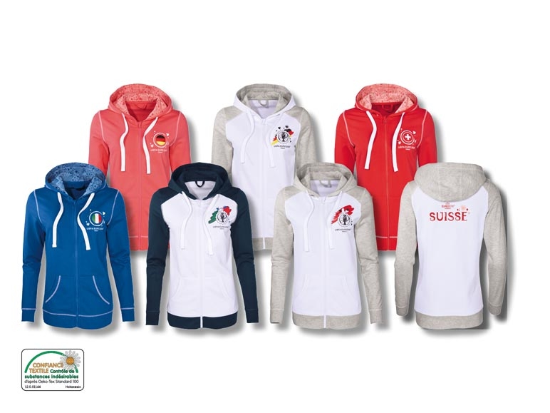 Sweat zippé femme