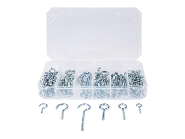 Assorted Hooks, Washers or Hex Nuts