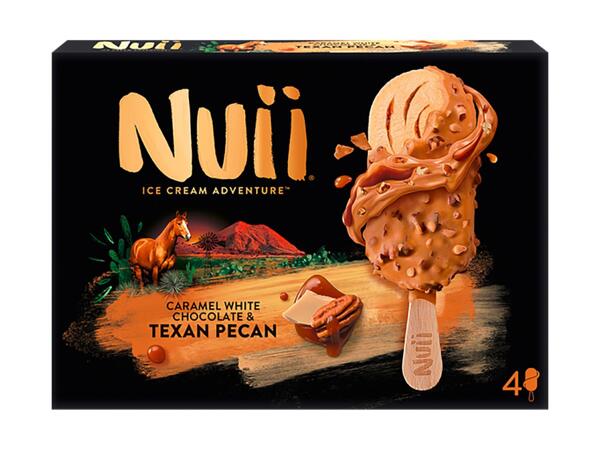 Texan Pecan & Caramel White Chocolate NUII (valable uniquement en Suisse alémanique et en Suisse romande)