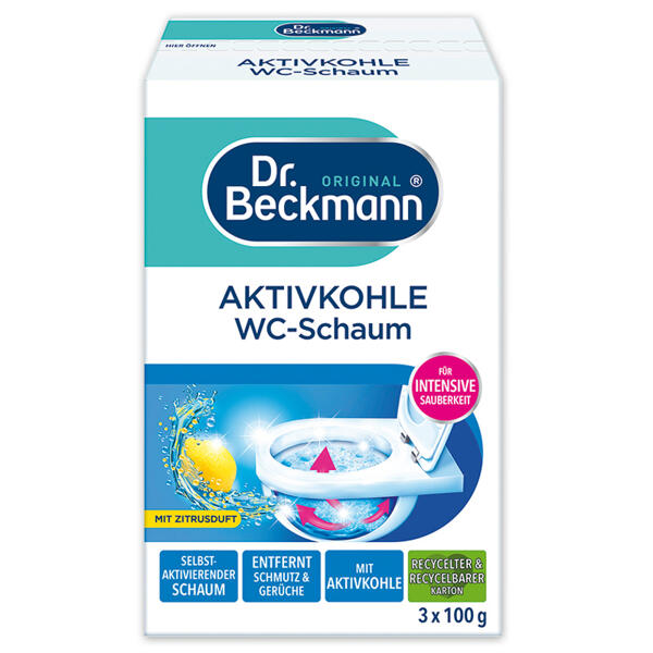 Aktivkohle WC-Schaum