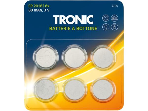 Button cell batteries, 6 pieces