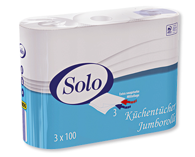 Papier ménage "Rouleaux Jumbo" SOLO