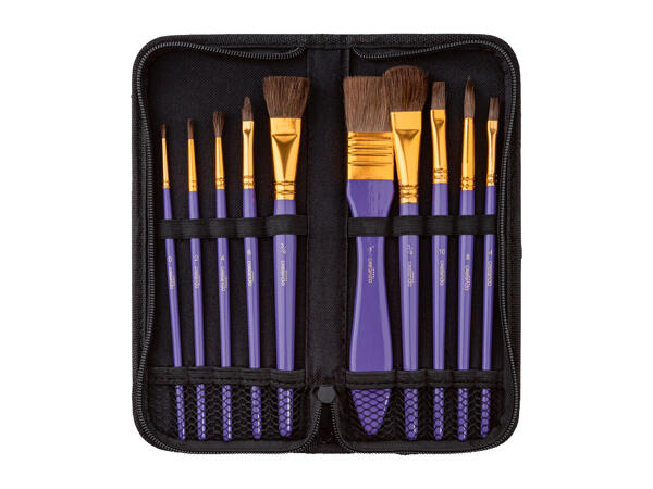 Crelando Paint Brush Set With Case