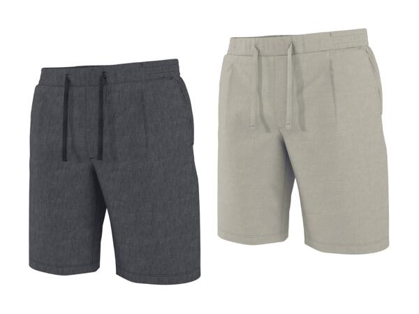 Premium-Shorts mit Leinen