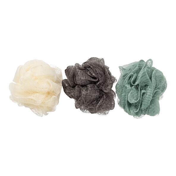 LACURA(R) 				Éponge de douche, 3 pcs