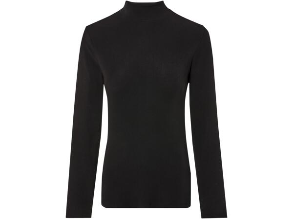 Ladies' Ribbed Roll-Neck Tops