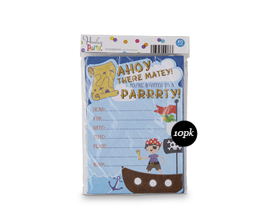 Birthday Invitations 10pk