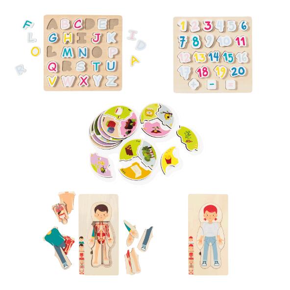 PLAYLAND(R) 				Puzzle didactique en bois