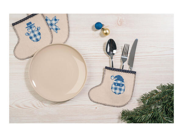Crelando Christmas Cutlery Sleeve Craft Kit
