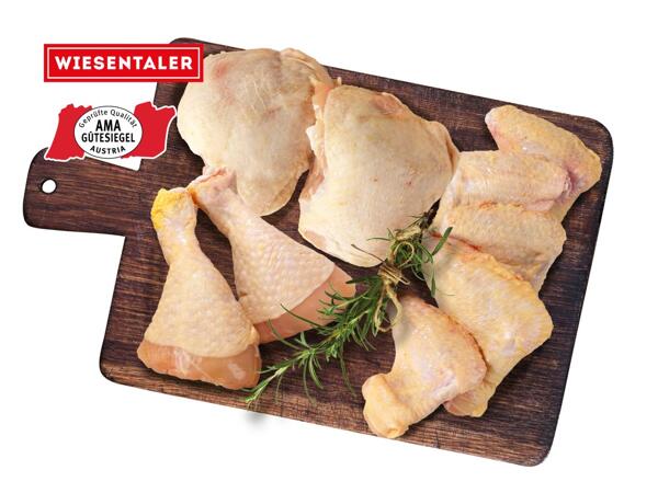Frische Maishendl Platte
