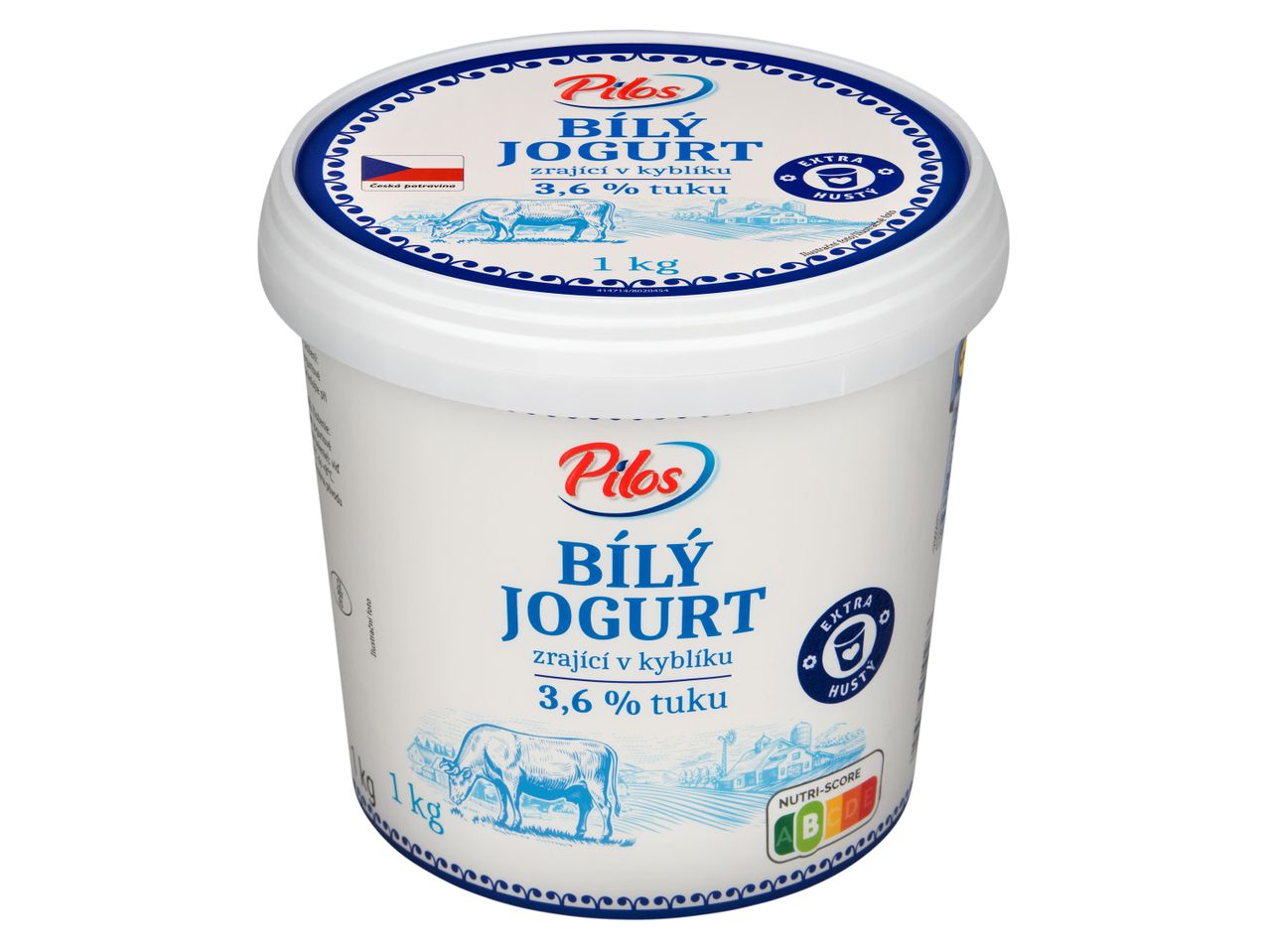 BÍLÝ JOGURT ZRAJÍCÍ V KELÍMKU