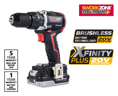 20V Brushless Hammer Drill and Impact Driver Kit