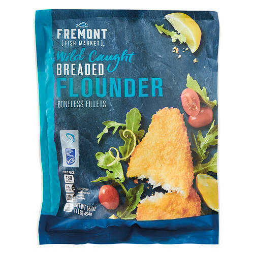 Wild Caught Breaded Flounder, 16 oz