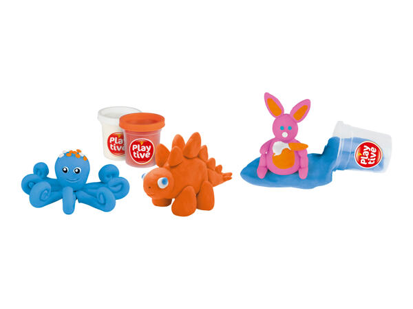 Playtive Modelling Clay Tubs
