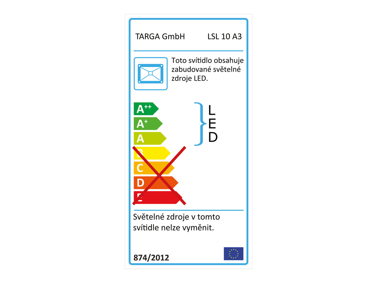 LED venkovní reflektor 12,5 W