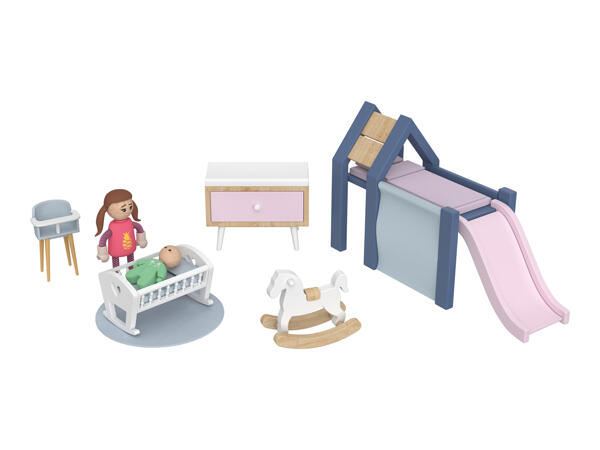 Miniature Furniture Set or Dollhouse Character Set