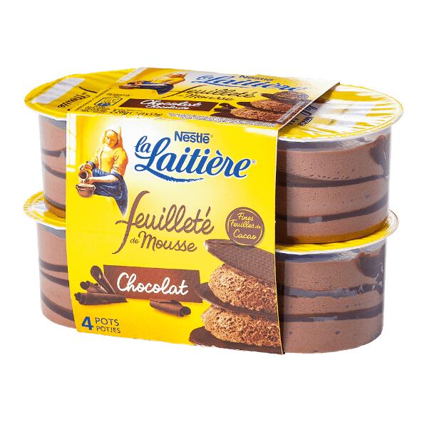 La Laitière feuilleté de mousse, 4 st.
