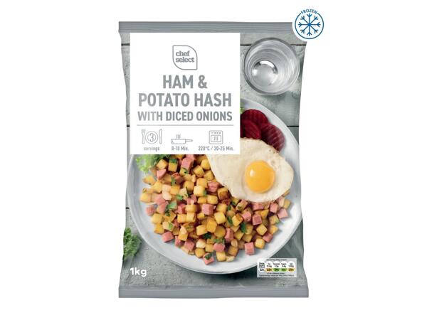 Chef Select Ham & Potato Hash with Diced Onion