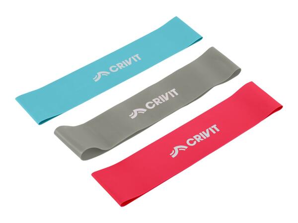 Crivit Fitness Essentials - Mini Resistance Bands - Set of 3