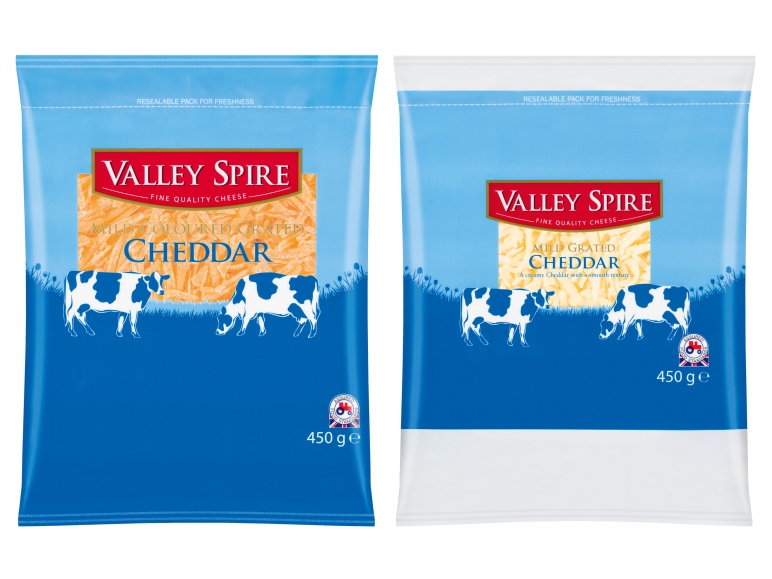 VALLEY SPIRE Cheddar gerieben