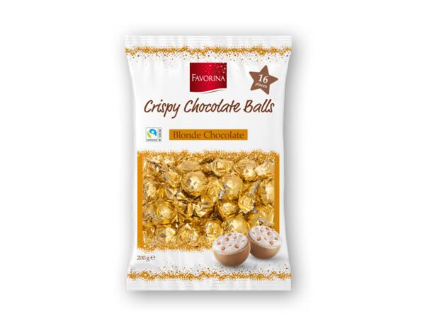 Blonde Chocolate Pralines
