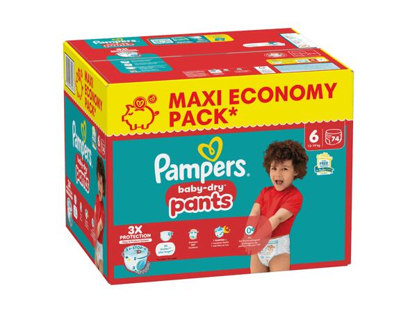 Pants Pampers baby-dry pack maxi taille 6