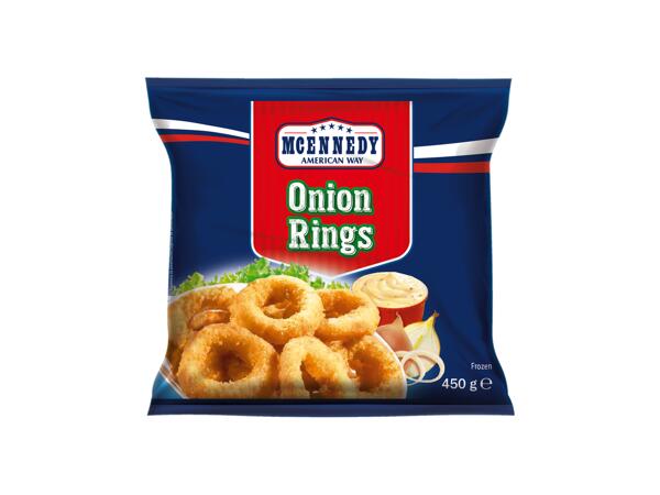 Battered onion rings