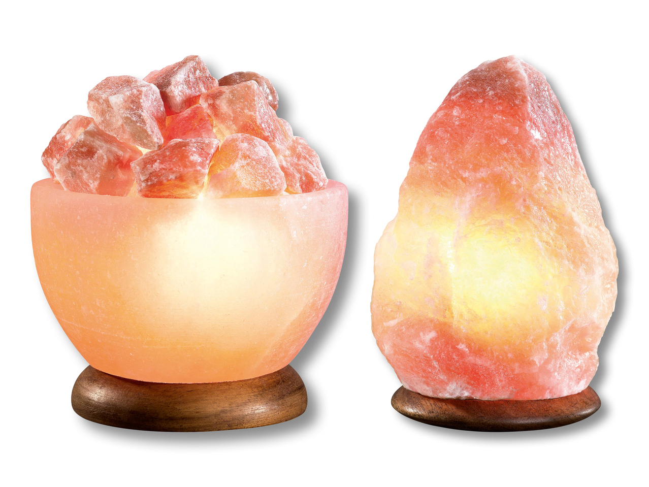 Lampe en cristal de sel