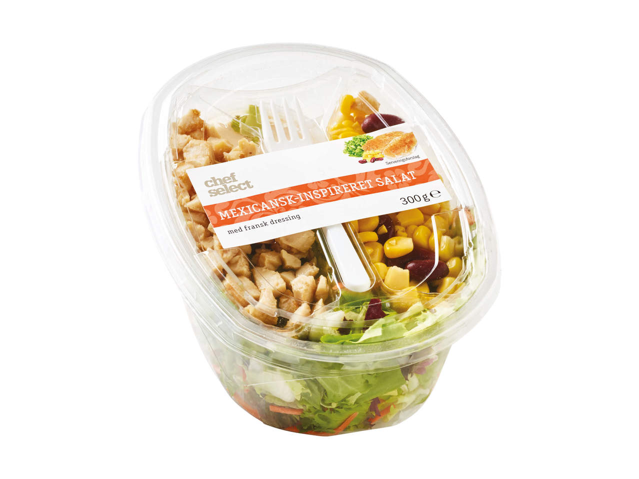 CHEF SELECT Salatblanding med dressing