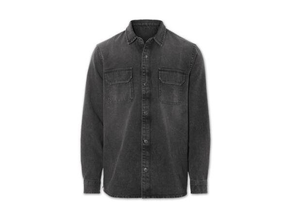 Herren Jeanshemd
