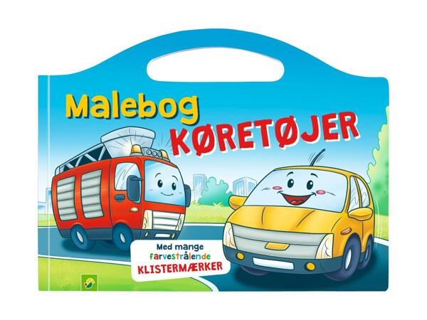 Malebog med klistermærker