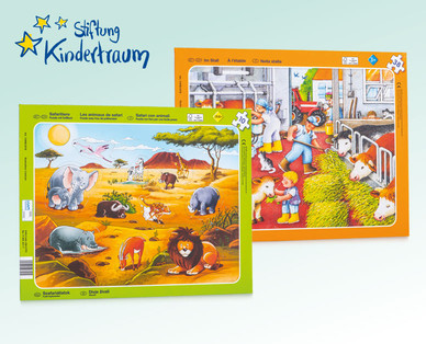 Kinder-Rahmen-Puzzle, Doppelpkg.