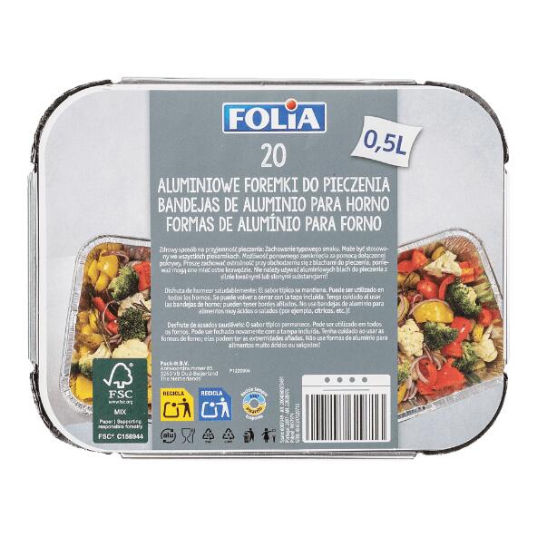 FOLIA(R) 				 Aluschalen mit Deckel