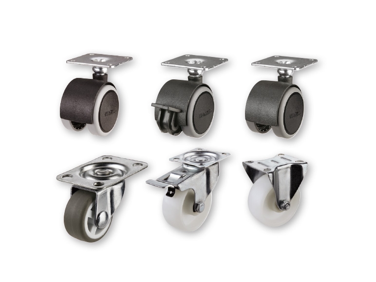POWERFIX(R) Transport Castors