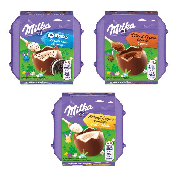 MILKA(R) 				Œufs à la coque, 4 pcs