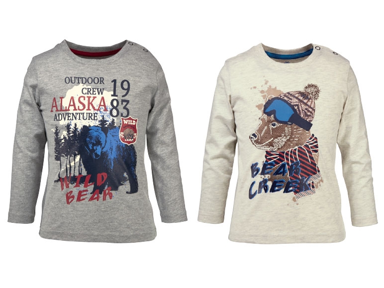 LUPILU Boys' Long-Sleeved Tops