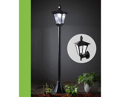 Solar Post Light or Post/Wall Light