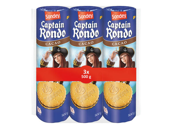 Doppelkeksrolle 3x 500 g