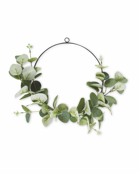 Circle Eucalyptus Faux Wreath