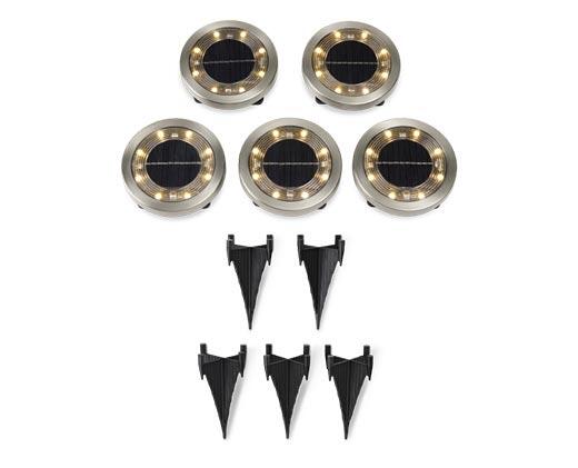 Belavi 
 5-Pack Solar Disc Lights