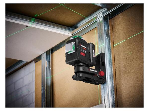 Aku křížový liniový laser PKLLP 3360 A1, Smart 4 Ah