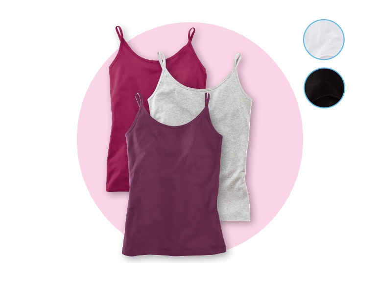 Jolinesse(R) Ladies' Vests with Spaghetti Straps