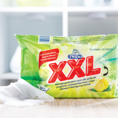 Lingettes nettoyantes XXL, 25 pcs