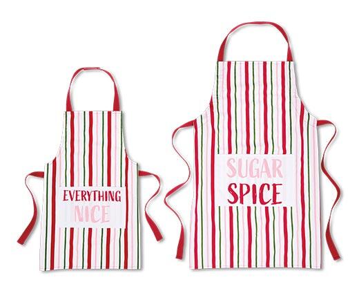 Merry Moments 
 Adult and Child Apron Set